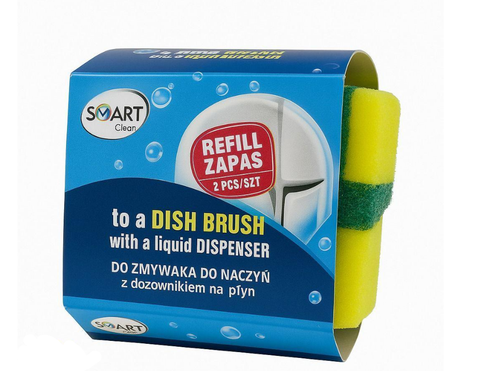 Губка до щітки змінна Smart Clean з дозатором 2 шт. (27641893)