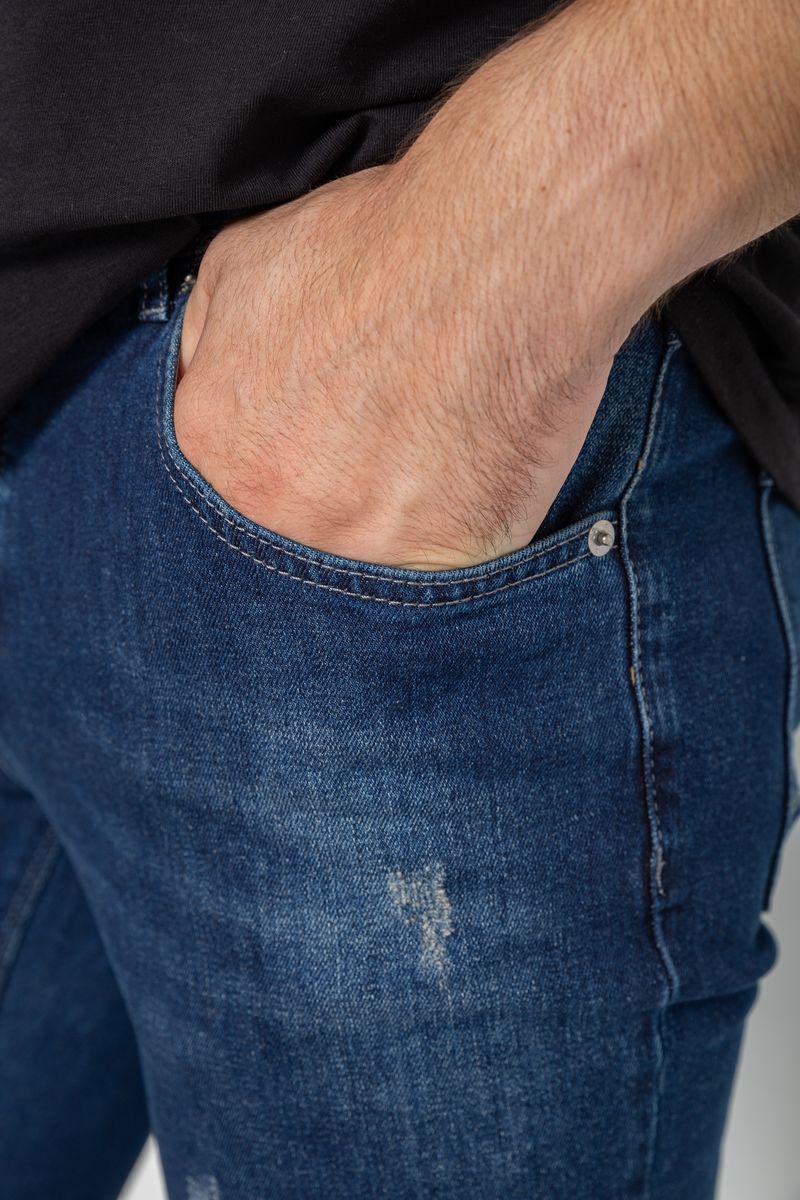 Джинсы мужские с потертостями Ager р. 30 Темно-синий (247R664-1) - фото 5 Джинсы мужские с потертостями Ager р. 30 Темно-синий (247R664-1) - фото 5