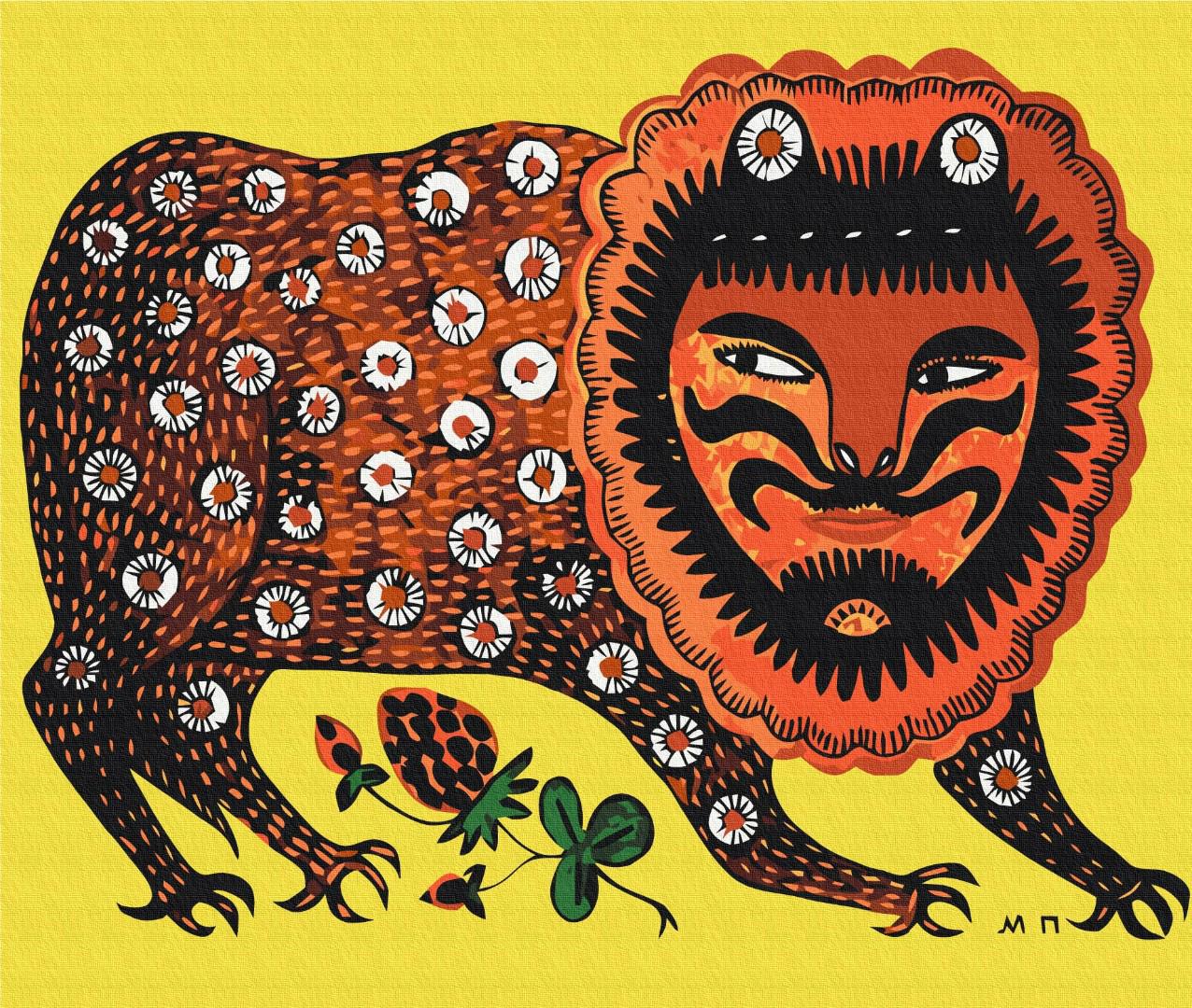 Картина за номерами Brushme Звір гуляє 50x60 см (PBS53722L)