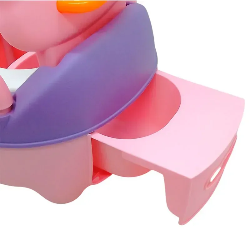 Горшок детский с мягким сиденьем Bimbo спинка/съемный резервуар Уточка (BM-23510) - фото 3 Горшок детский с мягким сиденьем Bimbo спинка/съемный резервуар Уточка (BM-23510) - фото 3