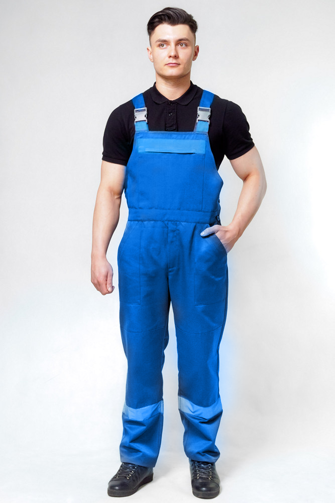 Напівкомбінезон робочий Проспероус з СПС стрічкою р. 44/46 Синій (13664173)