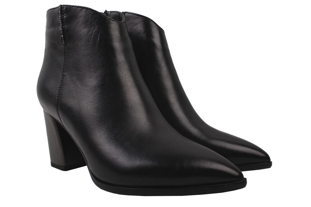 Ботильоны женские Polann из кожи р. 39 Черный (104-9DH)