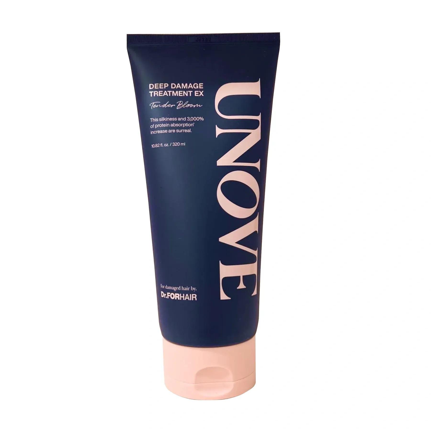 Маска для поврежденных волос UNOVE Deep Damage Treatment EX протеиновая 320 мл (11773313)