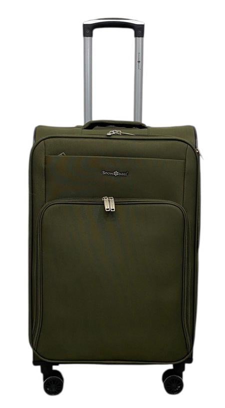 Чемодан средний Snowball 45103 полиэстер М Зеленый