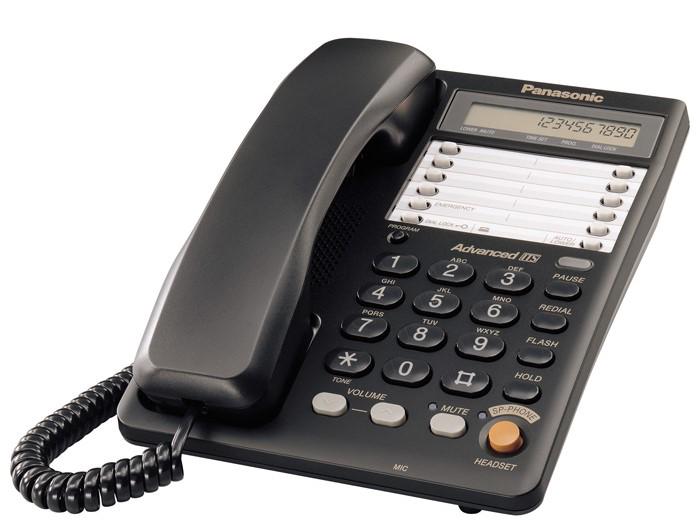 Телефон Panasonic KX-TS2365UAB Чорний (11314986)