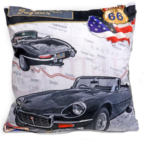 Подушка декоративная на молнии Carmani E-Type Jaguar 1963 г. 45х45 см (021-1207) Подушка декоративная на молнии Carmani E-Type Jaguar 1963 г. 45х45 см (021-1207)