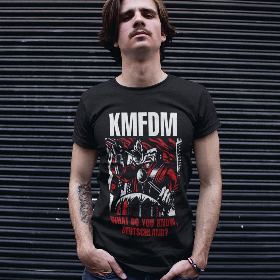 Футболка унисекс KMFDM What Do You Know Deutschland 1986 4XL Черный (0000012482)