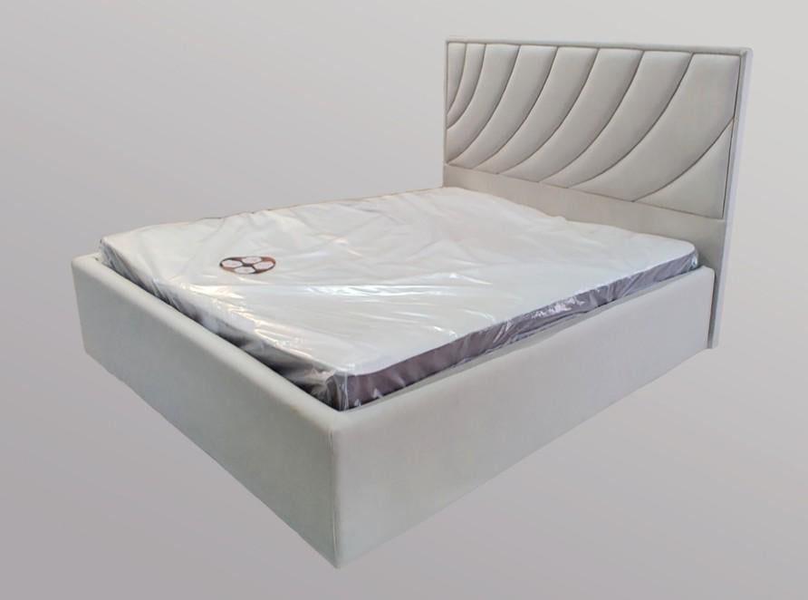 Кровать Laurel Premium с дополнительной металлической цельносварной рамой экокожа 90х190 см Айвори