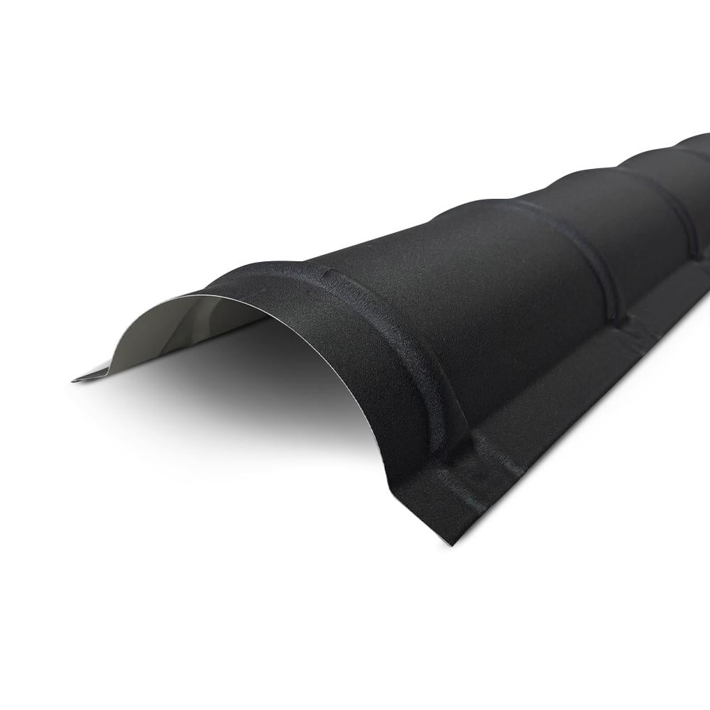 Конек полукруглый штампованный ArcelorMittal для металлочерепицы матовый RAL 7016 Темный Графит (33706364)