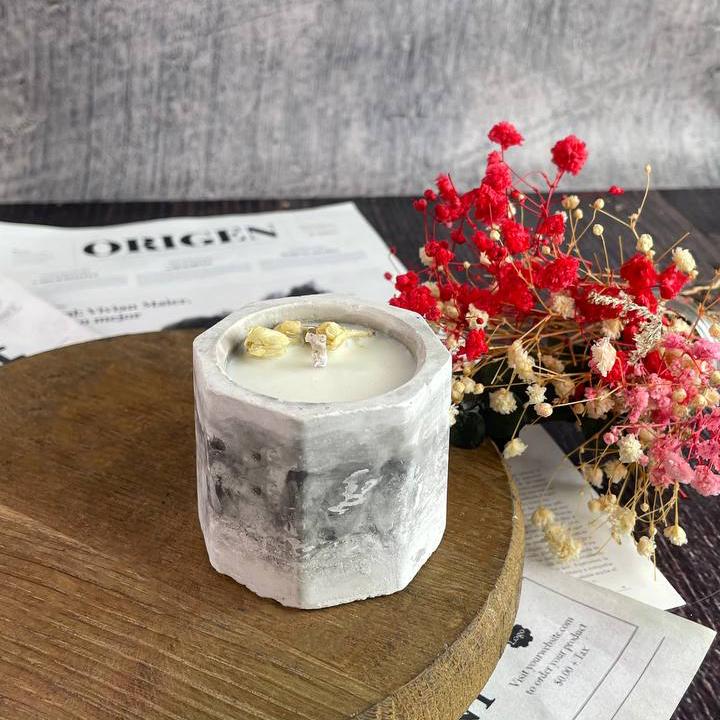 Аромасвеча соевая с жасмином (1079)