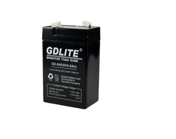 Акумулятор свинцево-кислотний GDlite GD-640 6 V/4,0 Ah (51890)