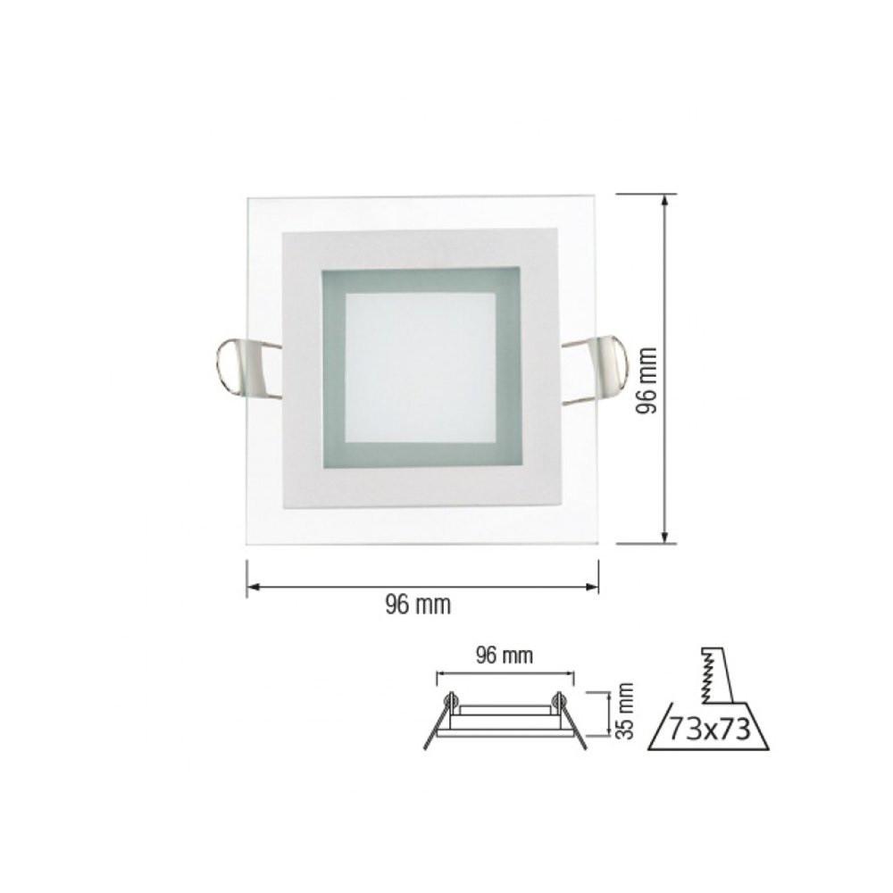 Светильник cветодиодный Maria-6 Horoz Electric 6W 4200K - фото 4