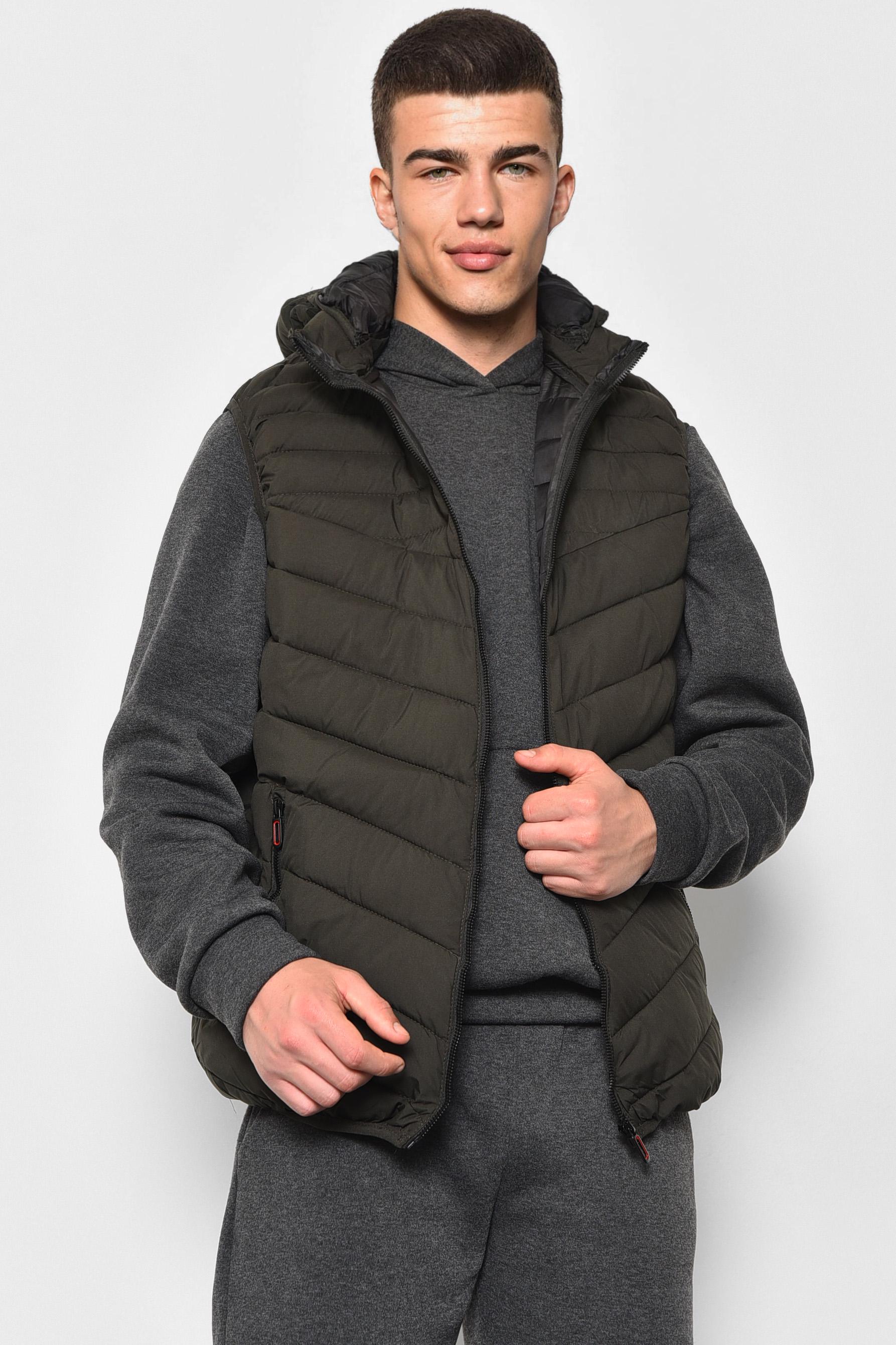 Жилетка мужская демисезонная 3XL Хаки (177685)