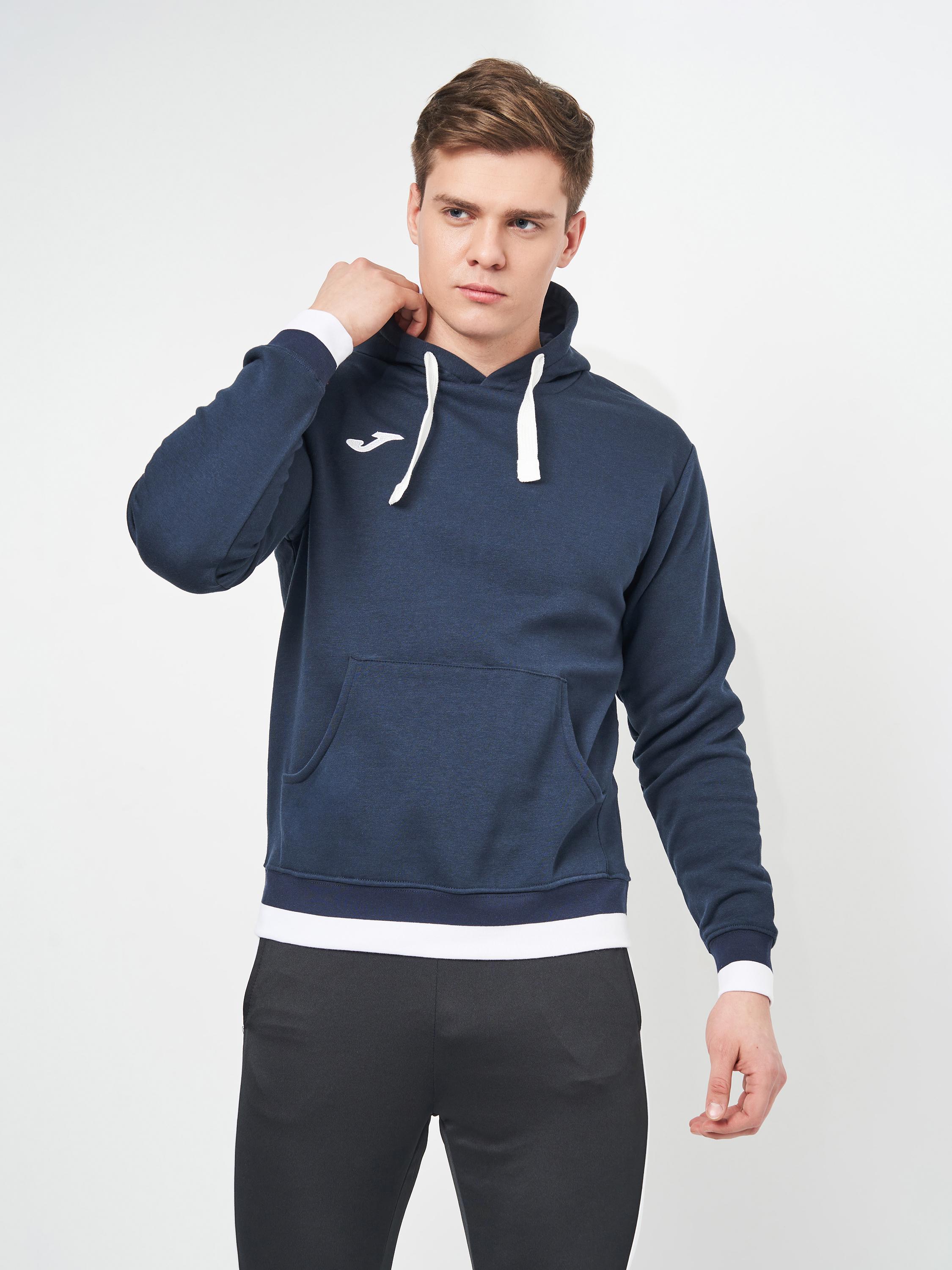 Реглан Joma 101962.332 Confort Ii Hoodie M Navy/White (8424309536206)