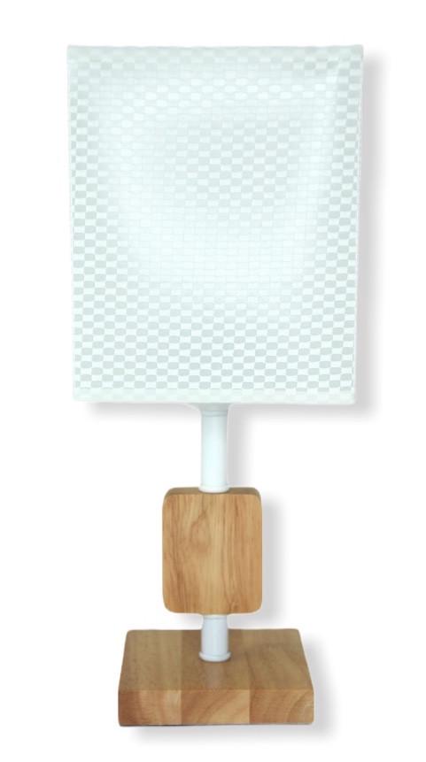 Лампа деревянная настольная SVLIGHT 316 с абажуром Белый Лампа деревянная настольная SVLIGHT 316 с абажуром Белый