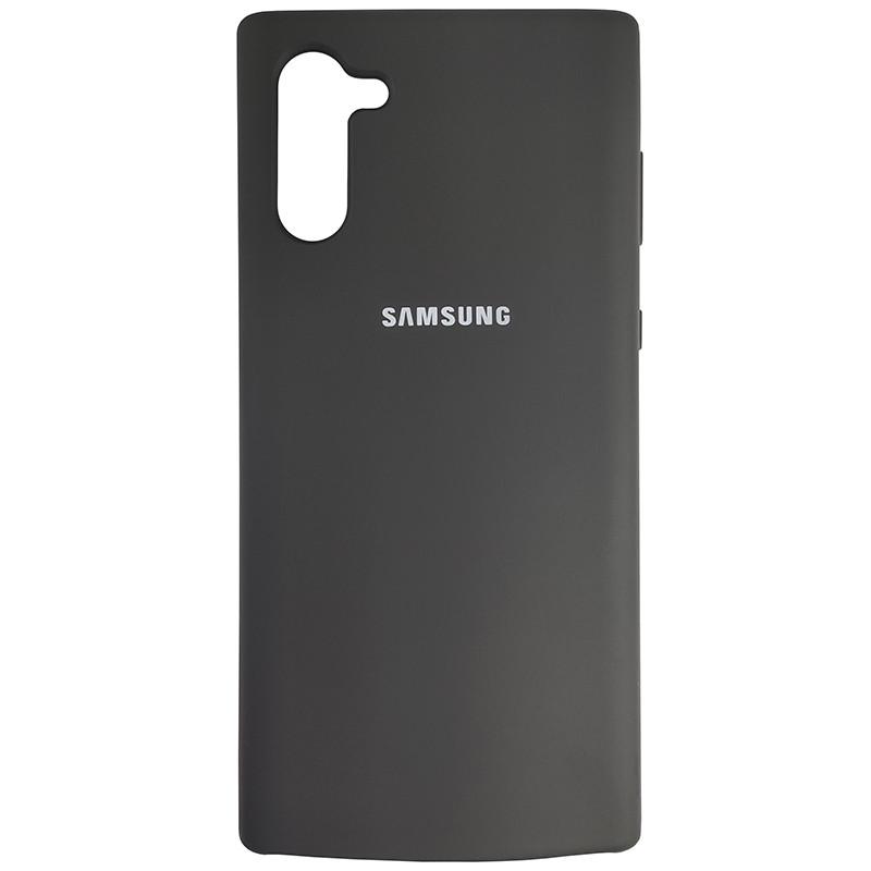 Чехол Silicone Case for Samsung Note 10 Black  (29caa1-1771)