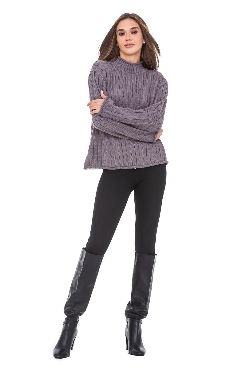 Джемпер с воротником-стойкой SVTR р. 50-52 Серый (557) - фото 2 Джемпер с воротником-стойкой SVTR р. 50-52 Серый (557) - фото 2