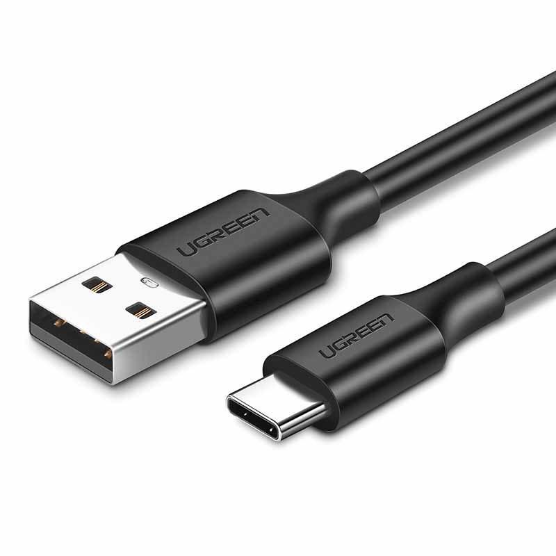 Кабель UGREEN Type-C-USB/QC 3.0 3A 25 см (US287)
