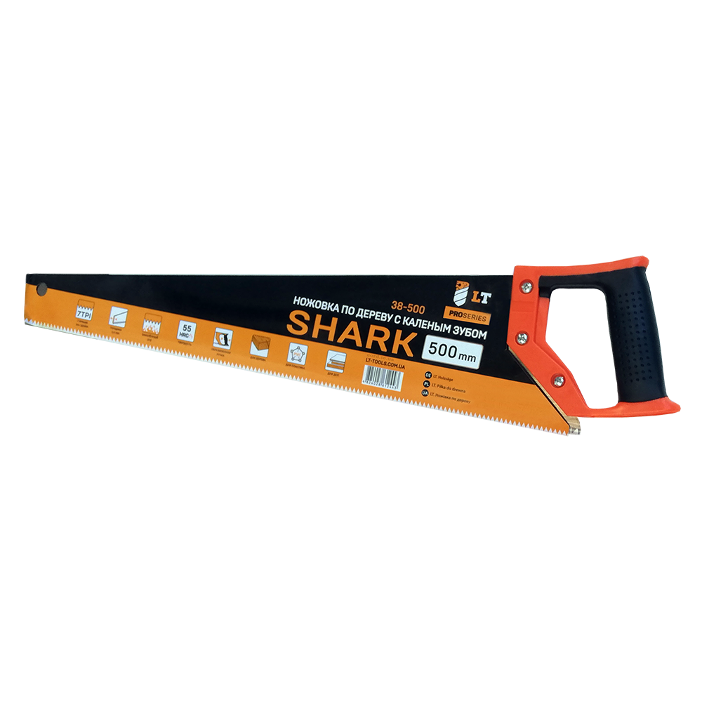 Ножовка по дереву LT-tools Shark 7 TPI 500 мм (49919)