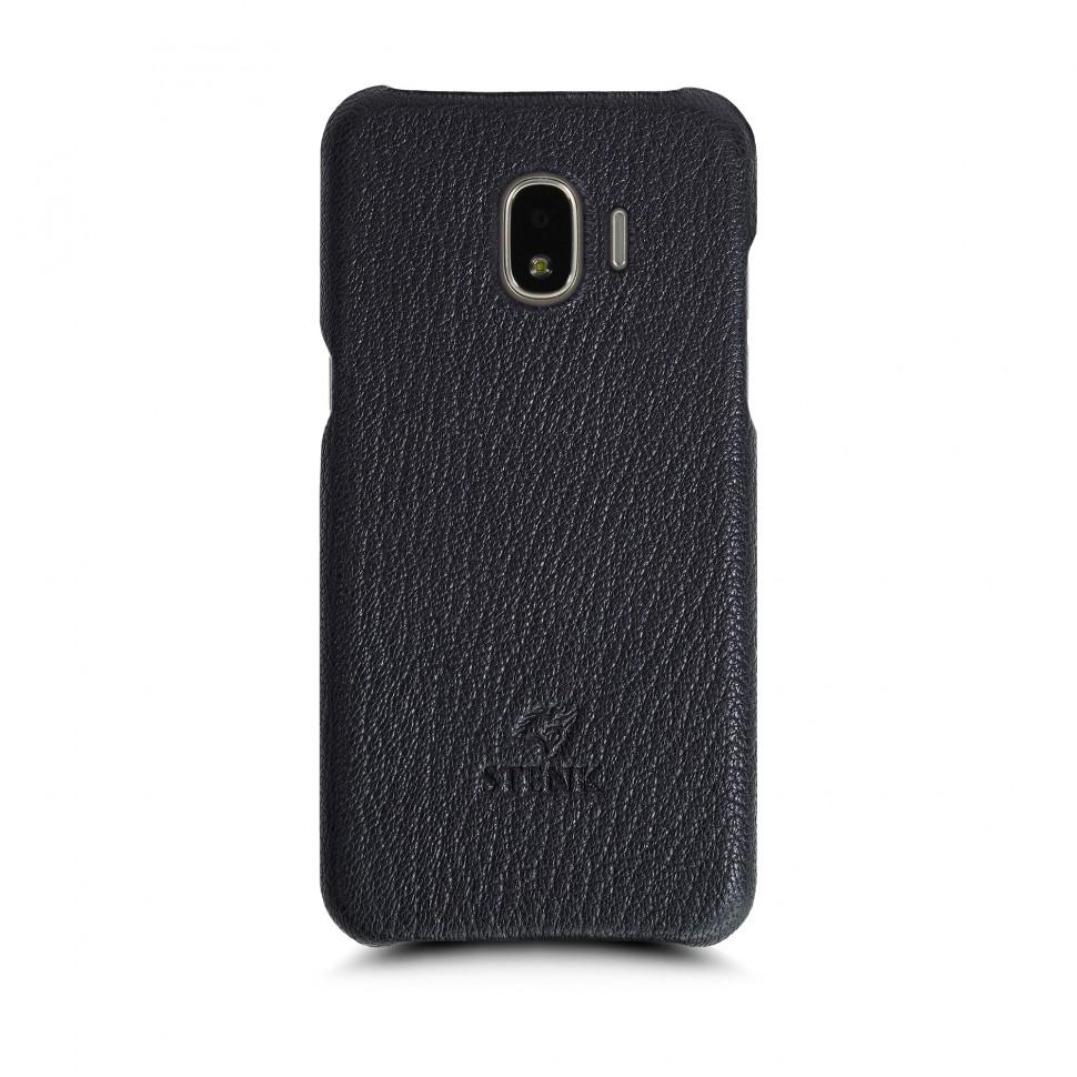 Кожаная накладка Stenk Cover для Samsung Galaxy J2 (2018) Черный (69426)