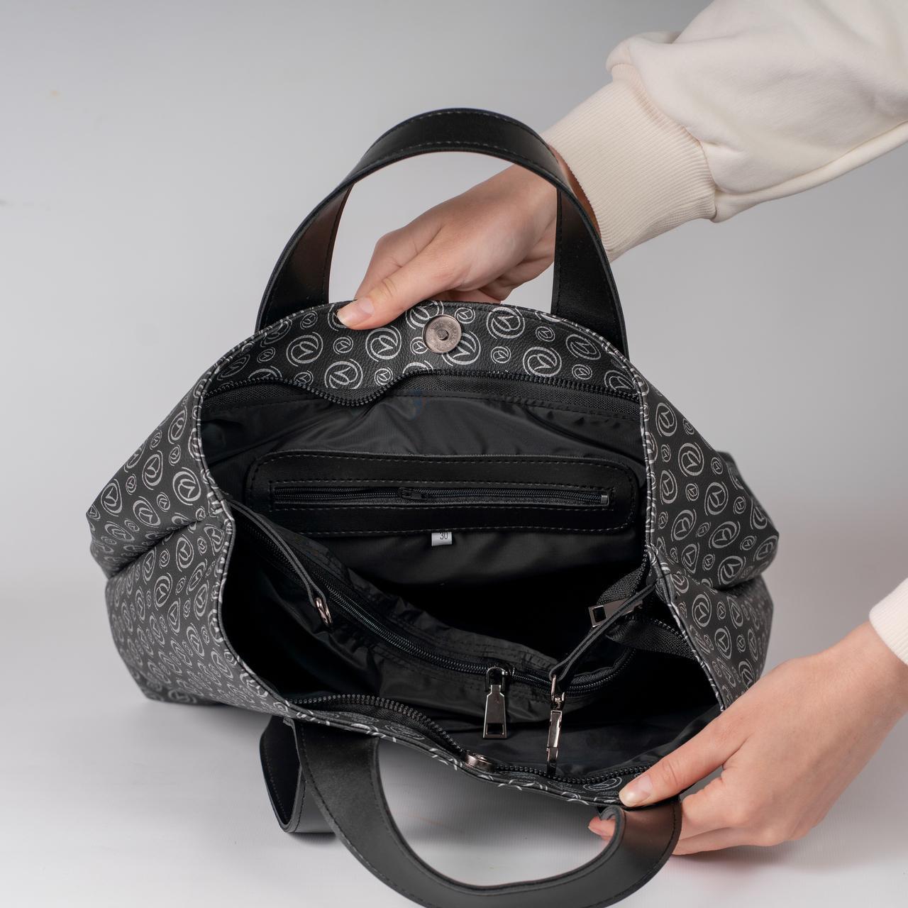 Сумка женская тоут XENIA № 29-24 Черный - фото 5 Сумка женская тоут XENIA № 29-24 Черный - фото 5