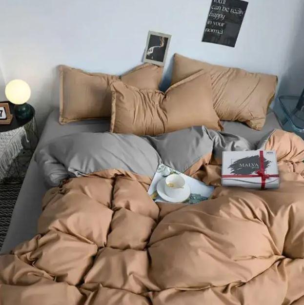 Комплект постельного белья евро бязь 200x220 см 70х70 см/2 шт. (Н0019)