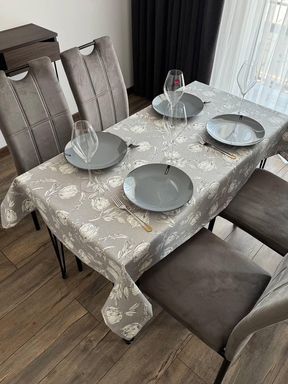 Скатертина водовідштовхувальна тефлонова прямокутна 260x170 см (30021-p4) - фото 8 Скатертина водовідштовхувальна тефлонова прямокутна 260x170 см (30021-p4) - фото 8