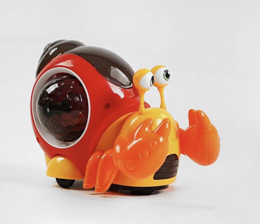 Іграшка для малюків Union Group Містер Крабс 41468 світло/звук/проєктор/рухлива голова/колесо вільного ходу (132137)