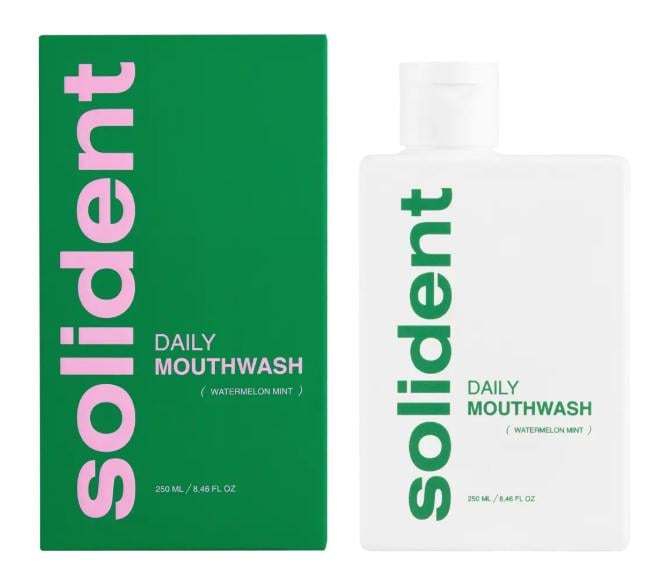 Ополіскувач для ротової порожнини Solident Watermelon Mint Кавун-м'ята 250 мл