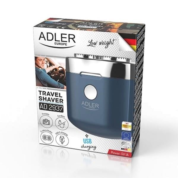 Електробритва дорожня Adler AD 2937 Blue (iz13810) - фото 5