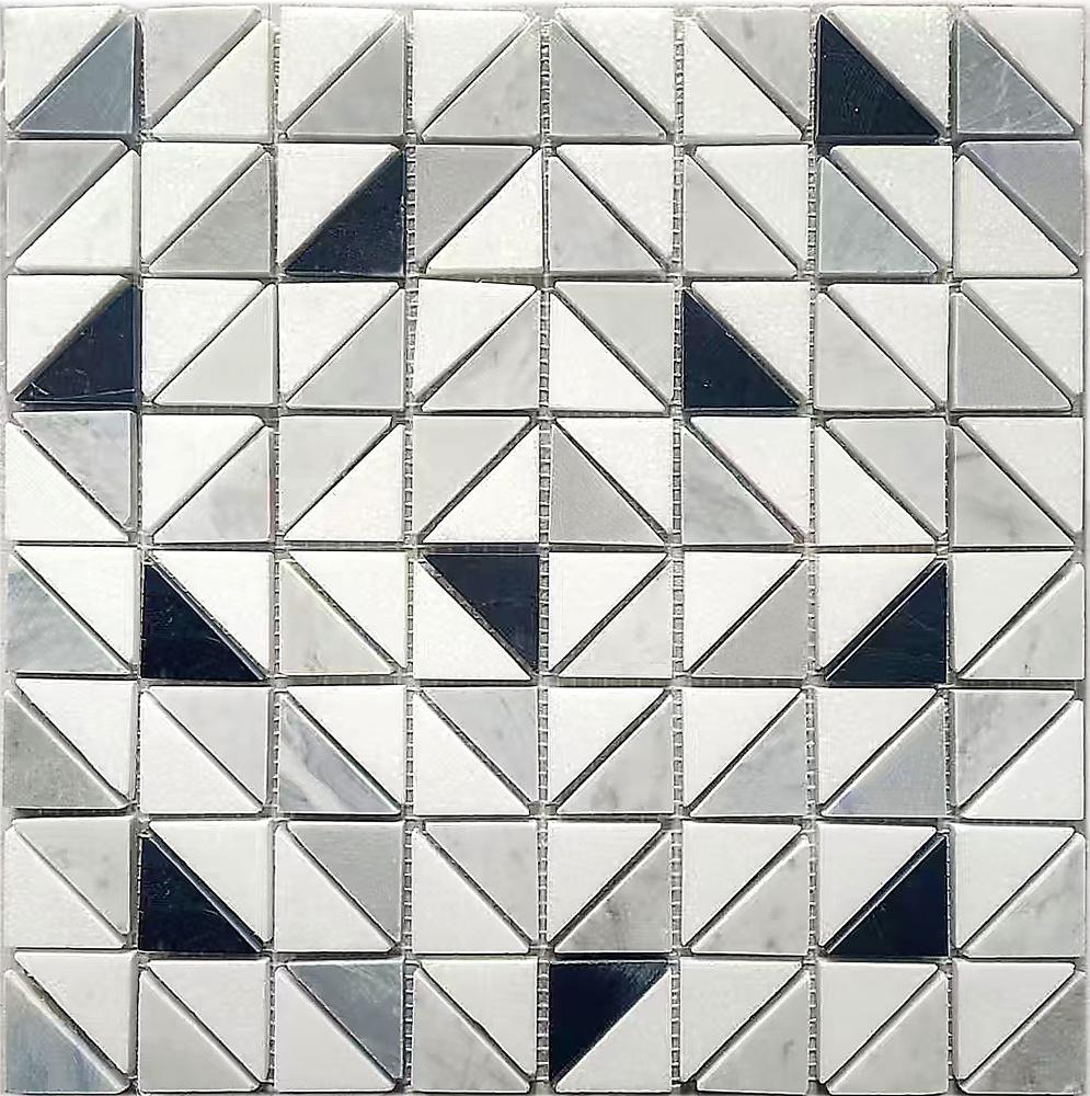 Мозаика мраморная Mozaico de Lux CL-MOS CCLAYRK25008 (004545)
