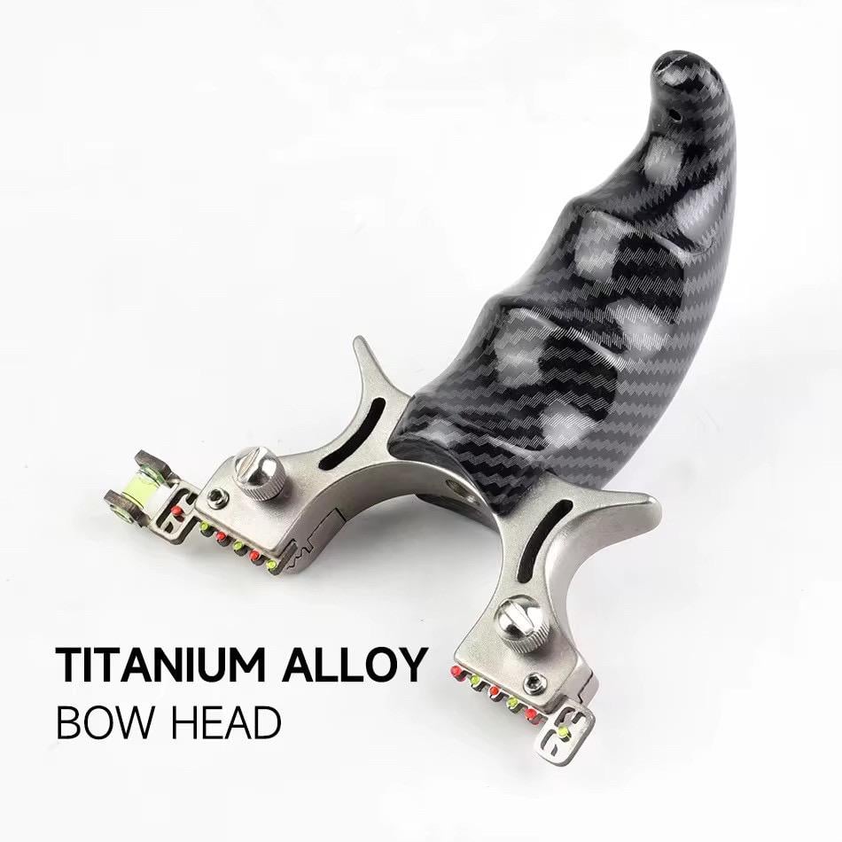 Рогатка ударна SFU Carbon Horn металева з прицілами (0012) - фото 5