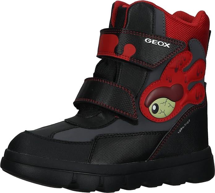 Сапоги Geox Willaboom р. 35 Black/Red (26844637)
