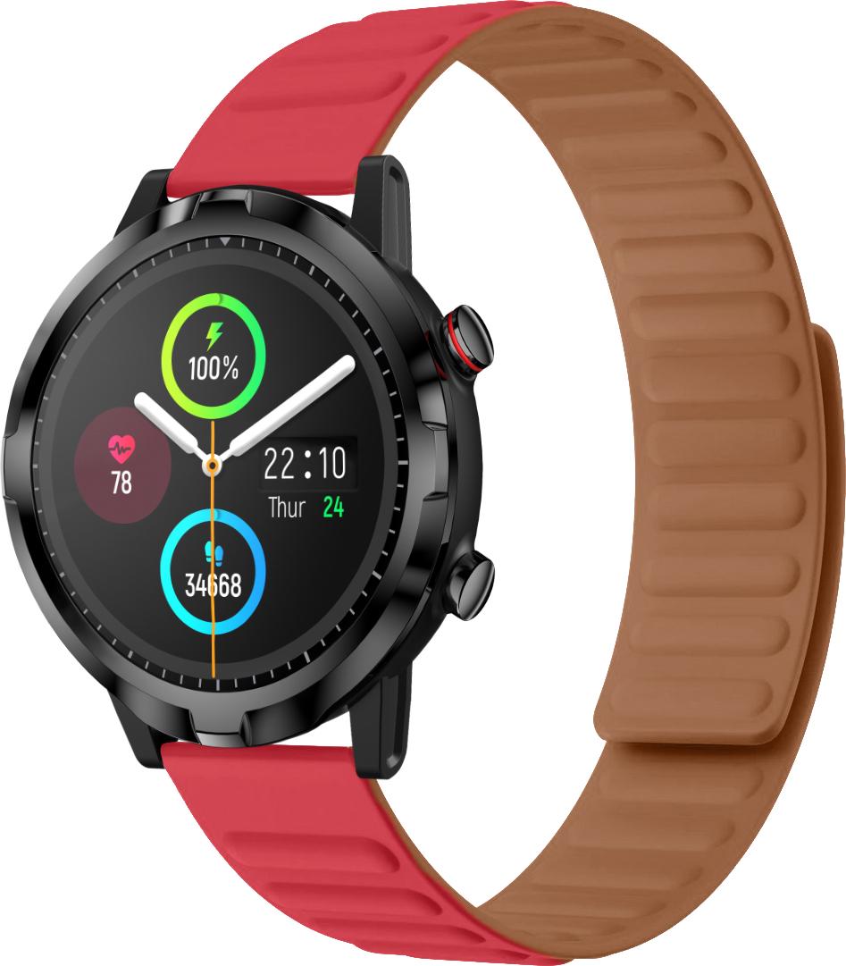 Ремінець Magneter для Haylou Smart Watch RT LS05S Red (26651-2D)