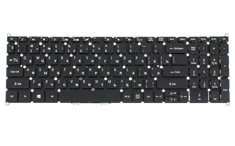 Клавиатура для ноутбука Acer Nitro NP515-51 Черный (162292)