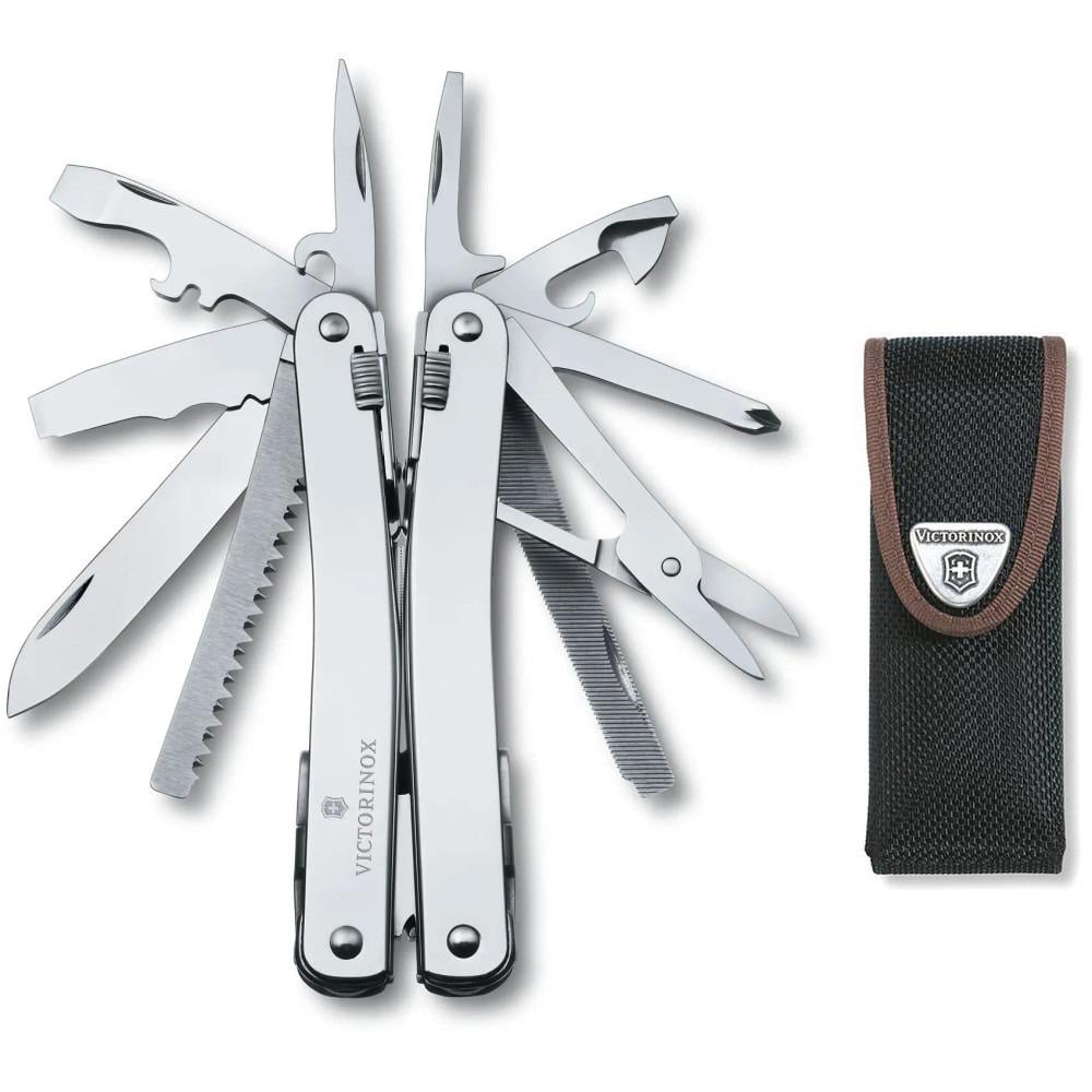 Мультитул Victorinox Swisstool Spirit X 24 функций 105 см Silver (Vx30224.N)
