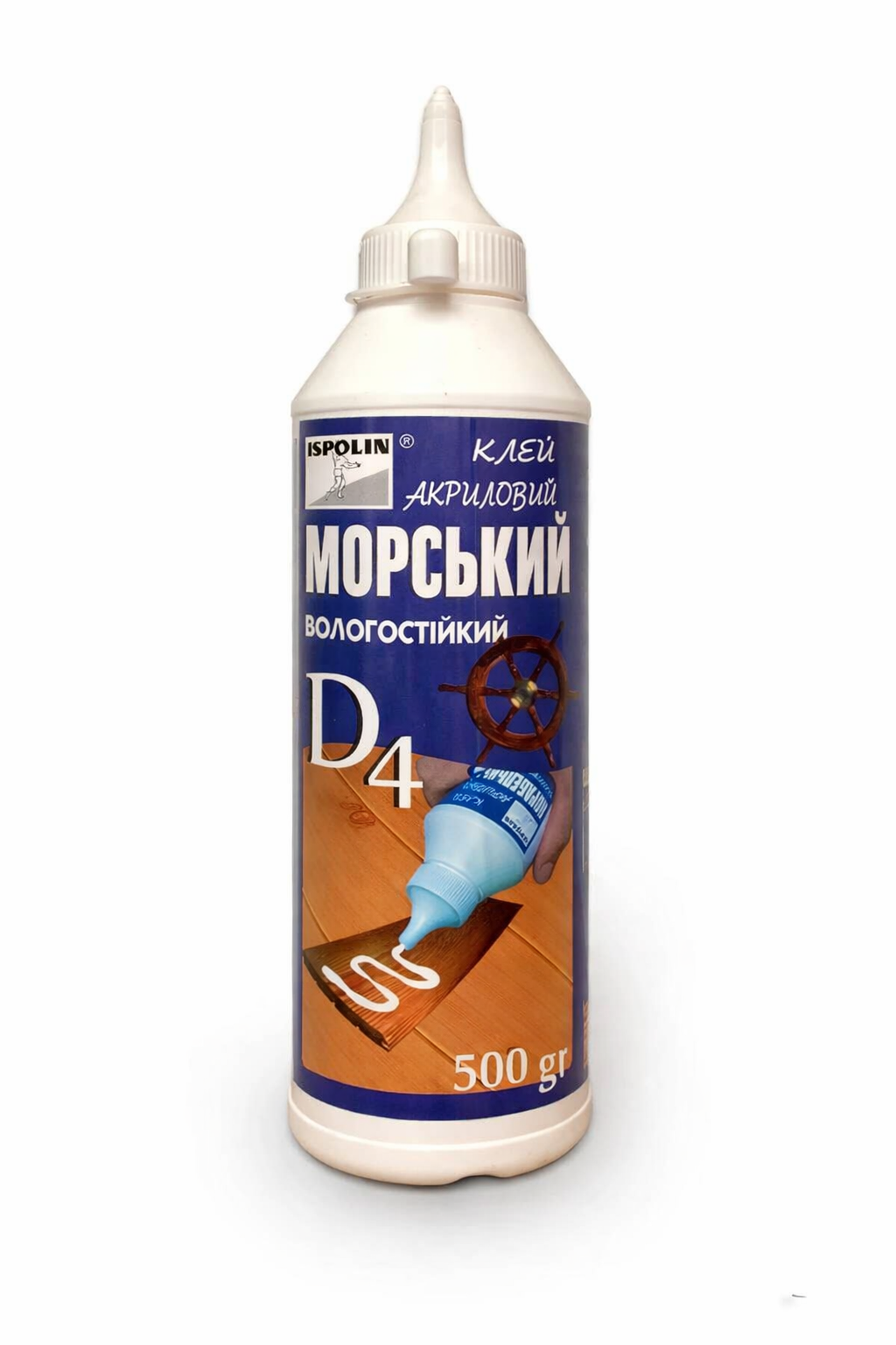 Клей ПВА Ispolin D4 столярний вологостійкий 500 г (28715618)