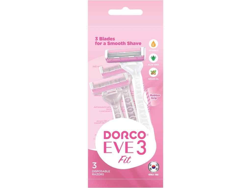 Бритва одноразовая Dorco EVE для женщин 3 лезвия 3 шт.