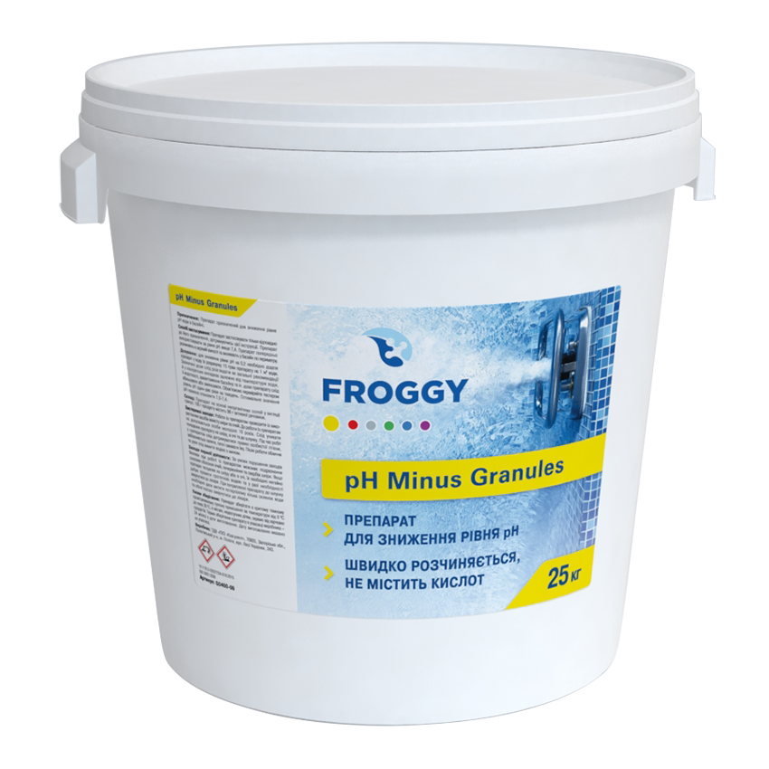 Средство для снижения уровня pH Froggy pH Minus 25 кг (G0400-25)