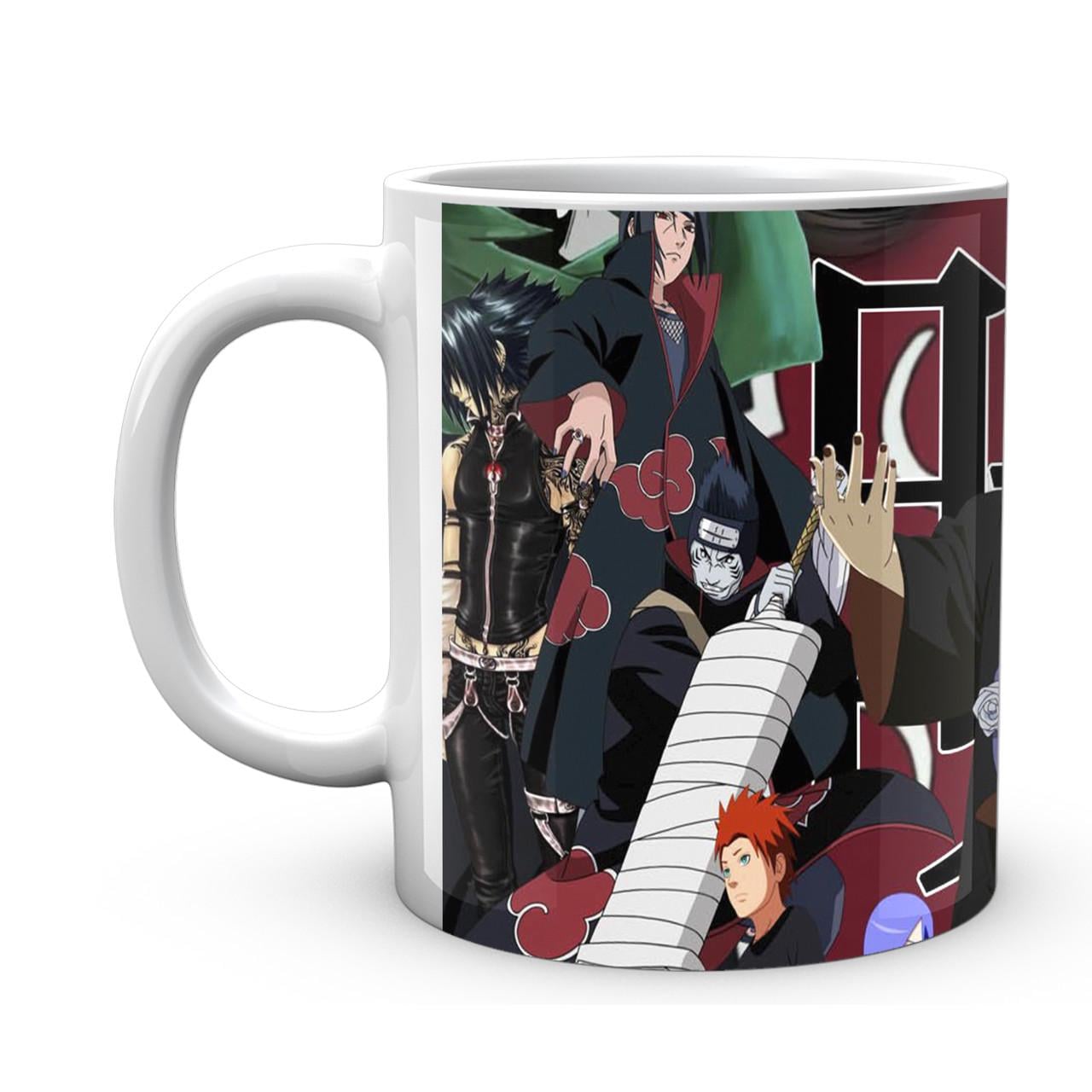 Чашка Gee! Наруто Naruto Акацуки Коллаж Белый NA.02.336