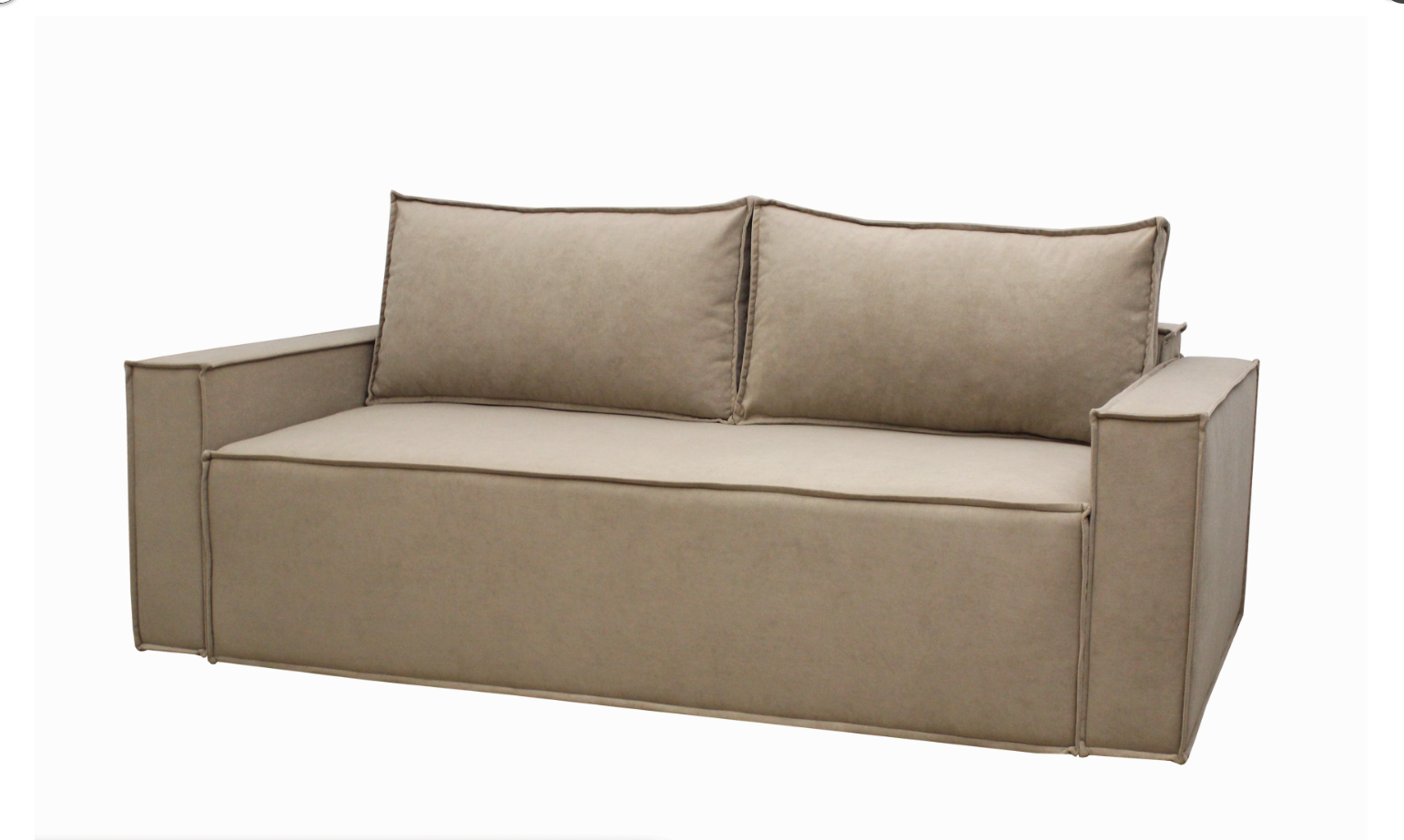 Диван Милтон Диван Плюс еврокнижка 235х103 см спальное место 1950х1450 мм Бежевый (30636126)
