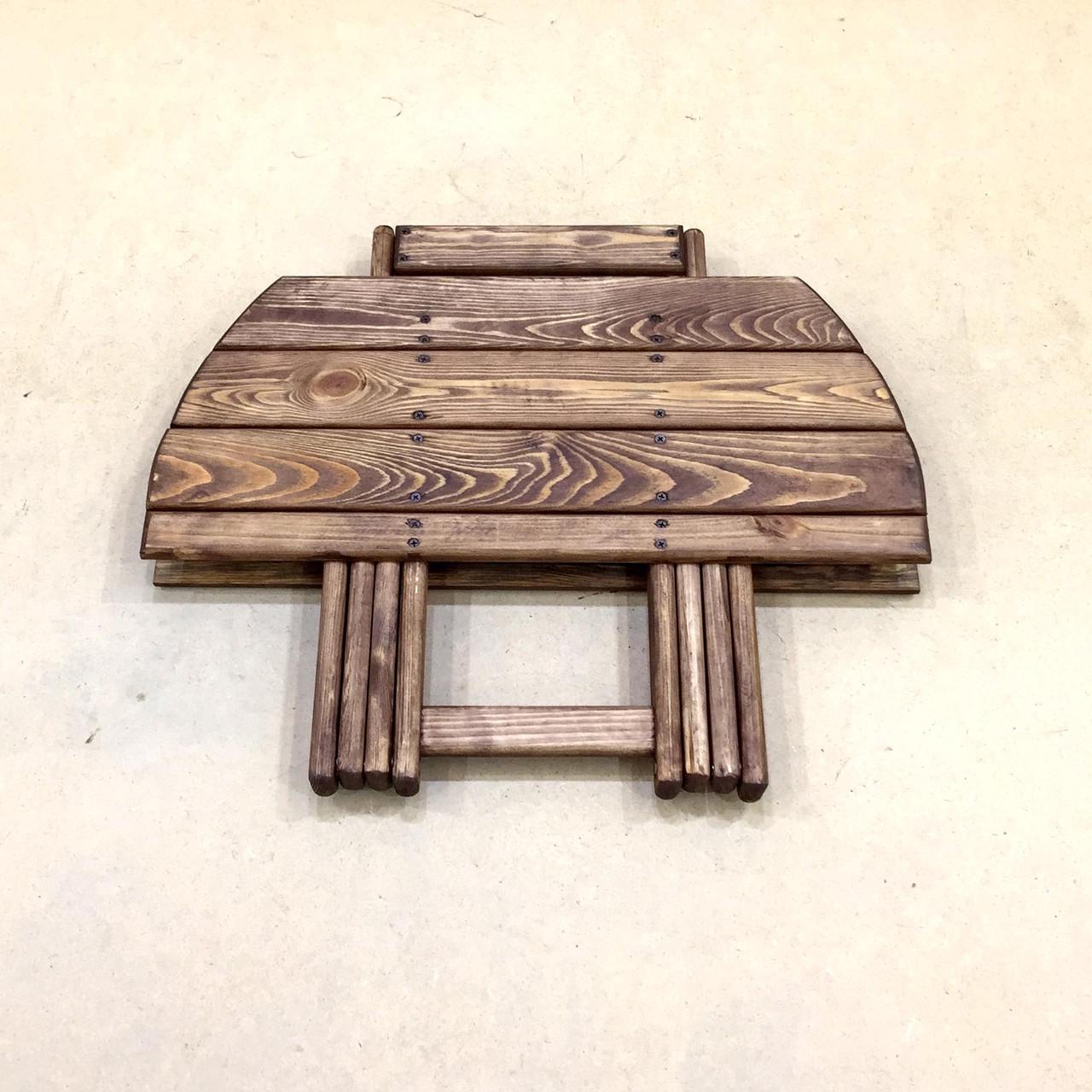 Столик раскладной из дерева Торенс Капучино (СУН-001009) - фото 7