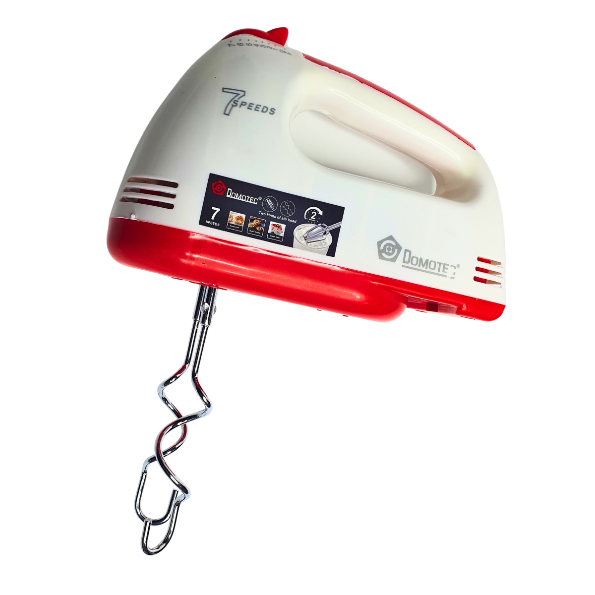 Миксер кухонный Domotec 7 скоростей 260 Вт Белый (TD-063-White) Миксер кухонный Domotec 7 скоростей 260 Вт Белый (TD-063-White)