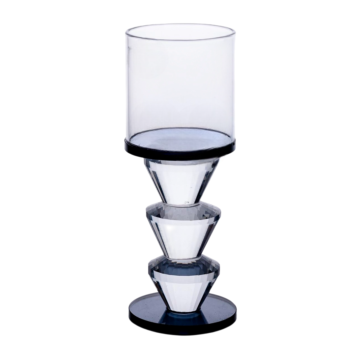 Подсвечник декоративный Parallels стеклянный h 15,7 см (HP-4-21L)