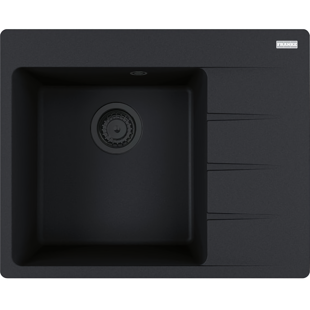 Мойка кухонная Franke гранит 114.0699.242 620x500 мм прямоугольная Черный (224333)
