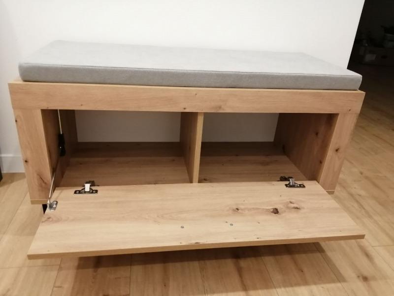 Тумба для взуття Світ меблів Ріо 1Д зДСП 950х398х470 мм Дуб артизан/Антрацит - фото 6 Тумба для взуття Світ меблів Ріо 1Д зДСП 950х398х470 мм Дуб артизан/Антрацит - фото 6