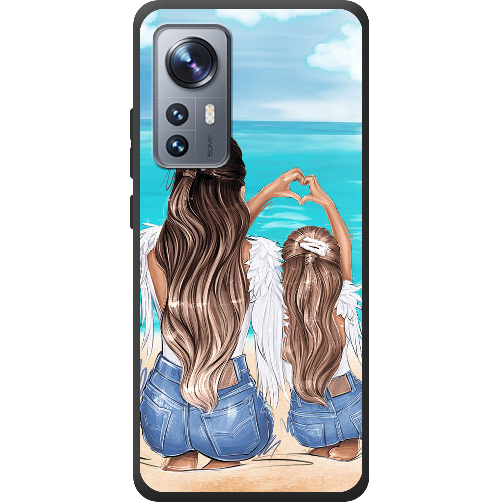 Чехол BoxFace Xiaomi 12 / 12X Family Vacation Черный силикон (44529-up2380-44506)