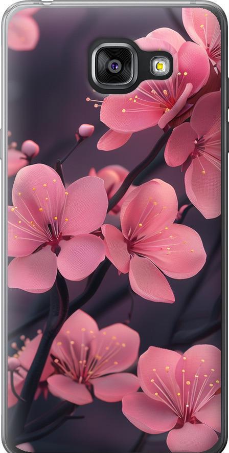 Чехол на Samsung Galaxy A5 (2016) A510F Пурпурная сакура (6075u-158-42517)