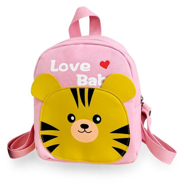 Дошкільний рюкзак Evo-kids Small Tiger з тигром Рожевий - фото 1