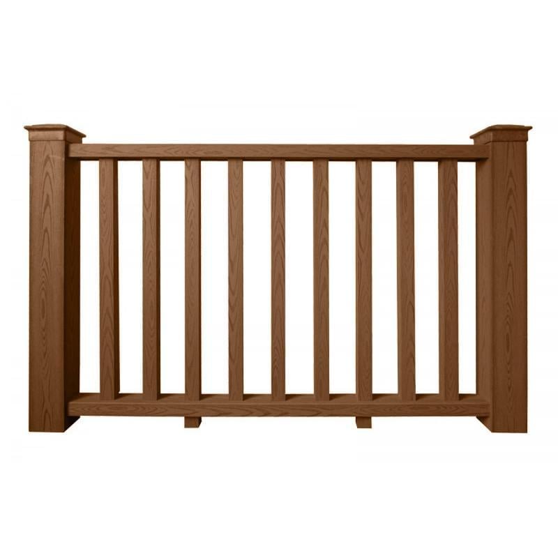 Ограждение декоративное Импрес Стандарт для террас и балконов ДПК Орех (14851558)